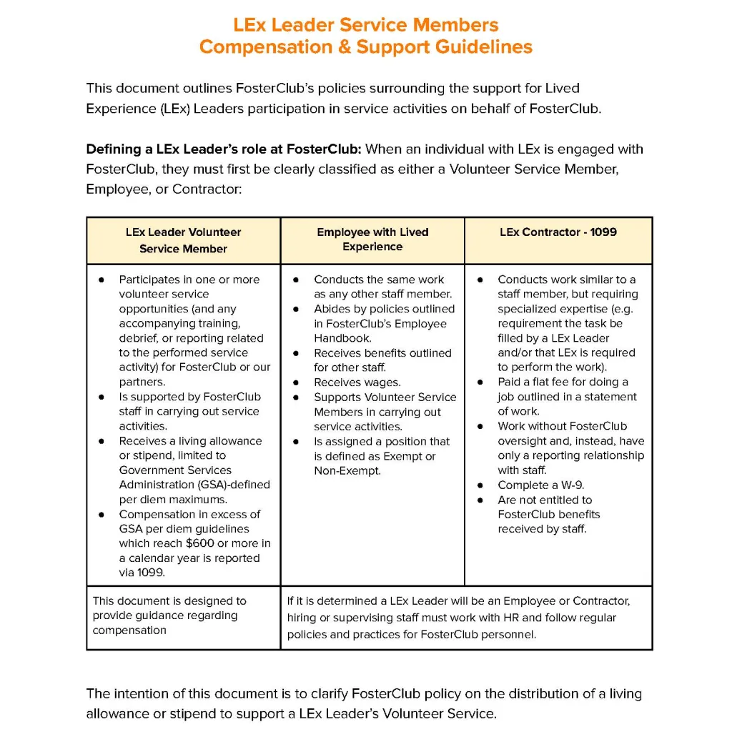 FC LEx Compensation Guide - Page 1